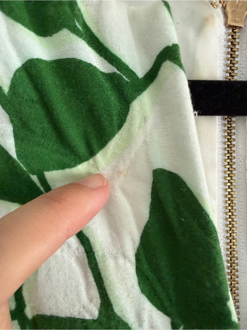 Kate Spade Garden Leaves A-Line Dress Size 4 - Picture 6 of 12